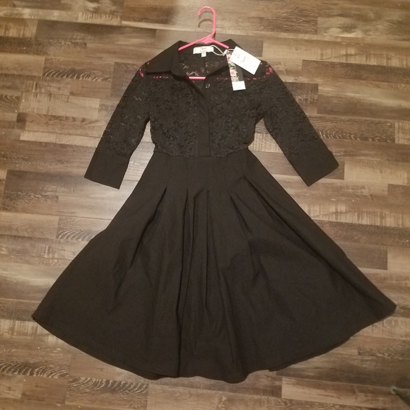 💚NWT💚Miss May dress retro lace - Picture 2 of 3